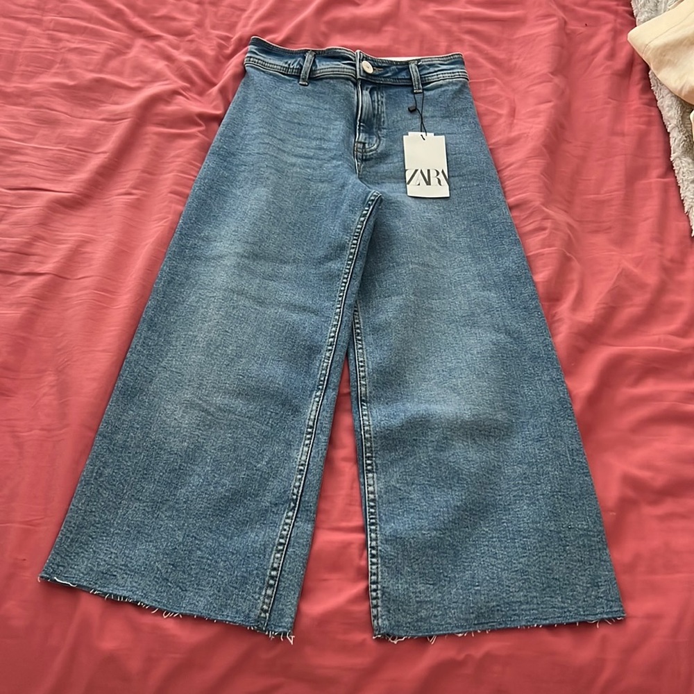 reposh! zara marine straight leg jeans size 10 (kids!) BNTW